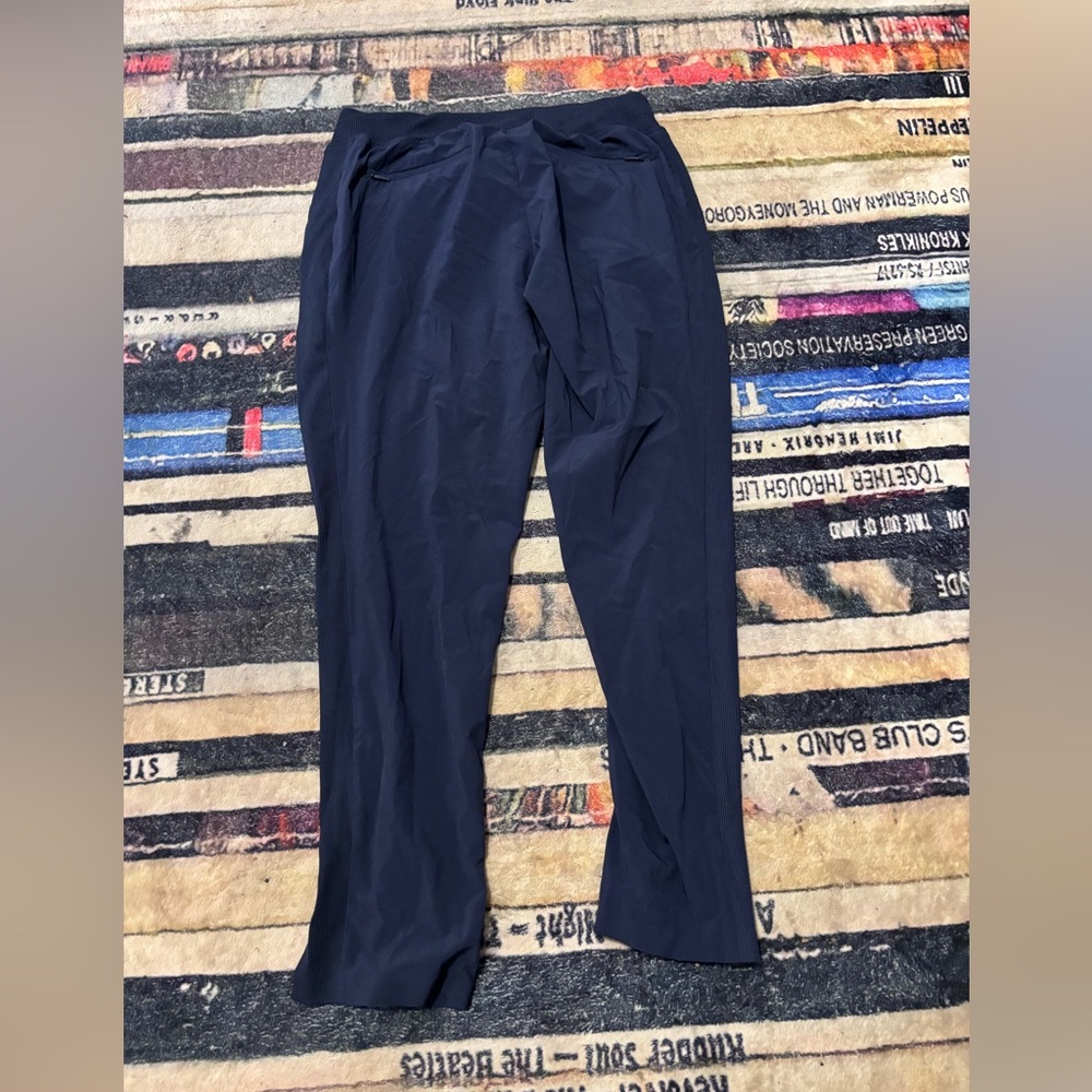 Athleta Dark Blue Joggers size 8 - Picture 4 of 4